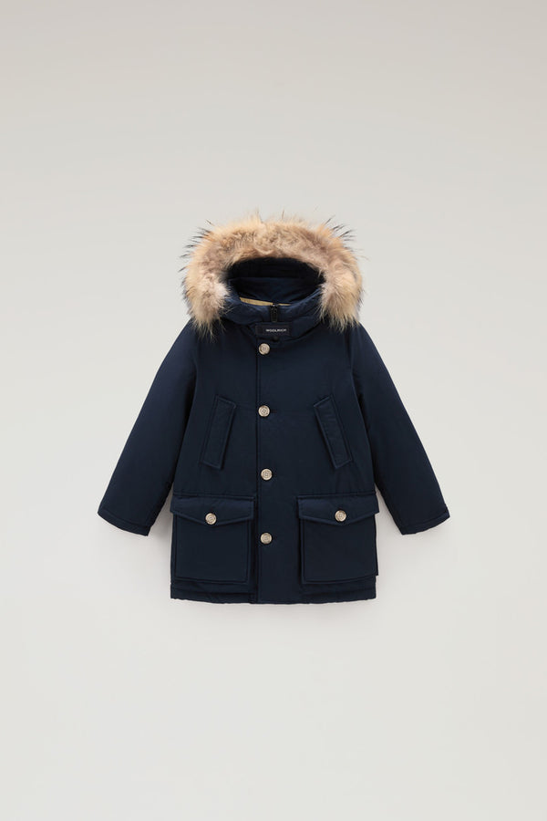 Woolrich Arctic Parka 4 Pockets Blue Child - 1