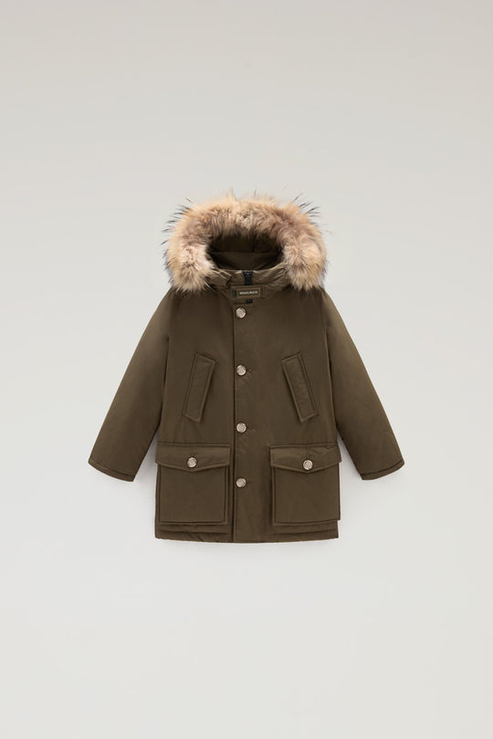 Woolrich Arctic Parka 4 Pockets Green Child