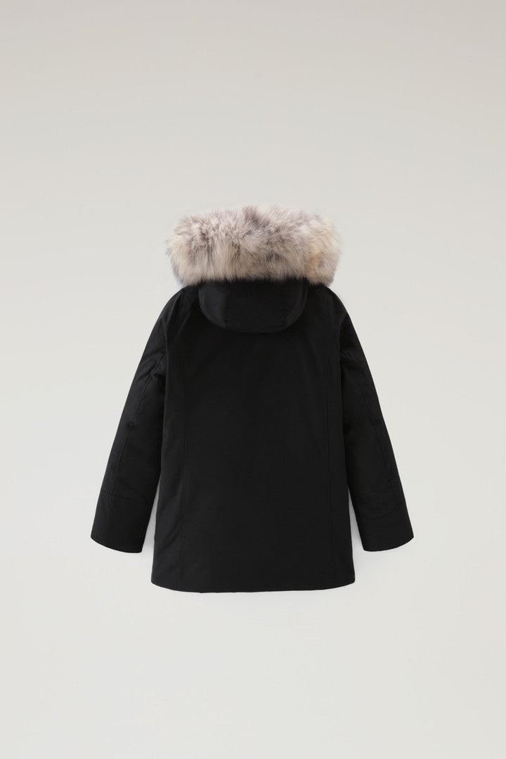 Woolrich Arctic Raccoon Parka Nero Bambina - 2