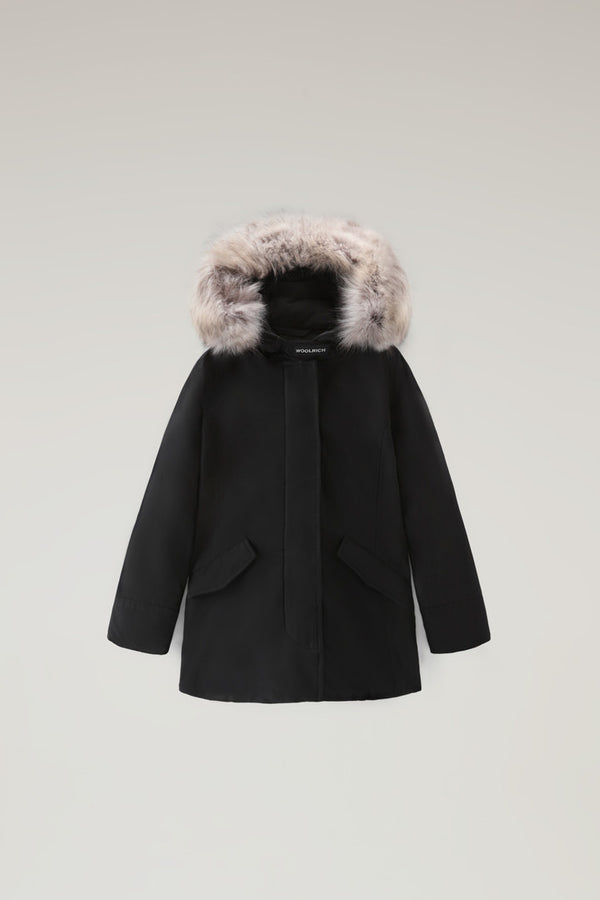 Woolrich Arctic Raccoon Parka Nero Bambina - 1