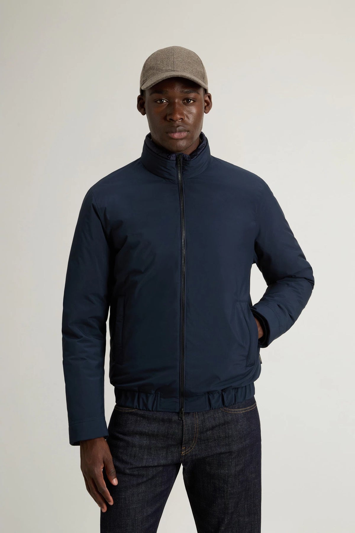 Woolrich Cloud Lewis Bomber Blu Uomo - 3
