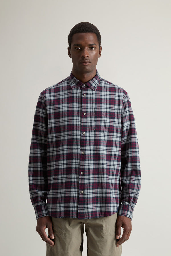 Woolrich Light Flanel Check Shirt Uomo - 3