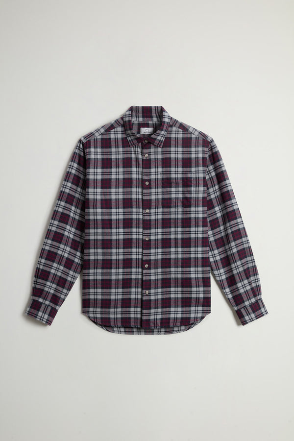 Woolrich Light Flanel Check Shirt Uomo - 4