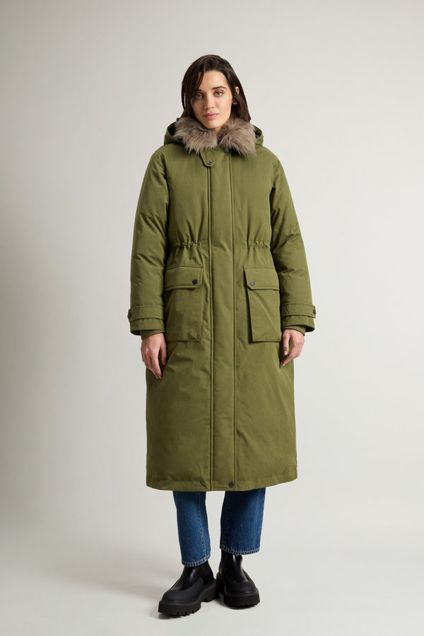 Woolrich Arctic Long Parka Verde Donna - 2