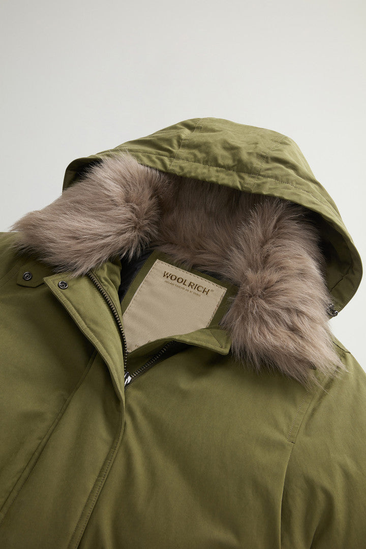 Woolrich Arctic Long Parka Verde Donna - 5