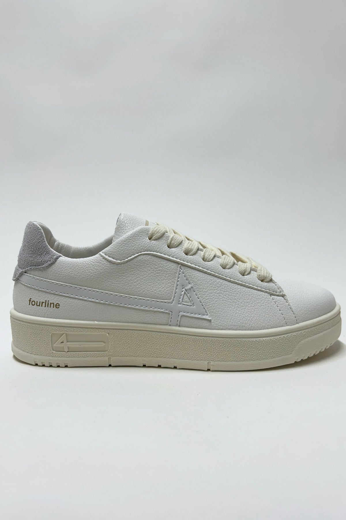 4 Fourline Sneakers Basket Bassa Bianco Donna - 2