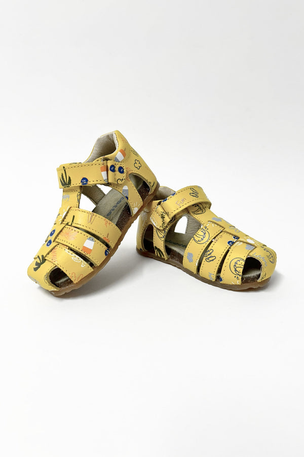 Falcotto Sandal Alby Calf Yellow Unisex Children - 1