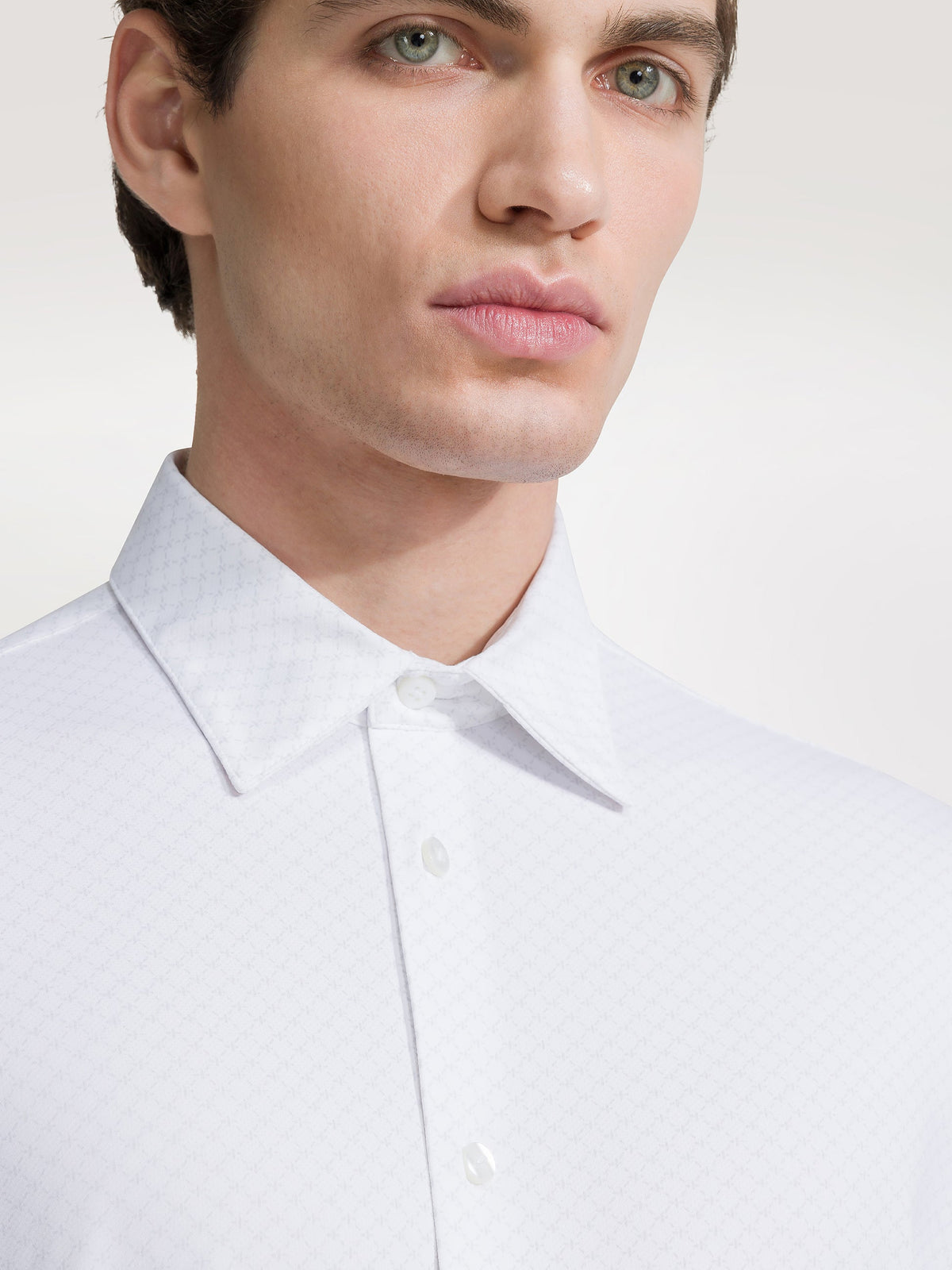 Rrd Micro White Shirt Bianco Uomo - 3