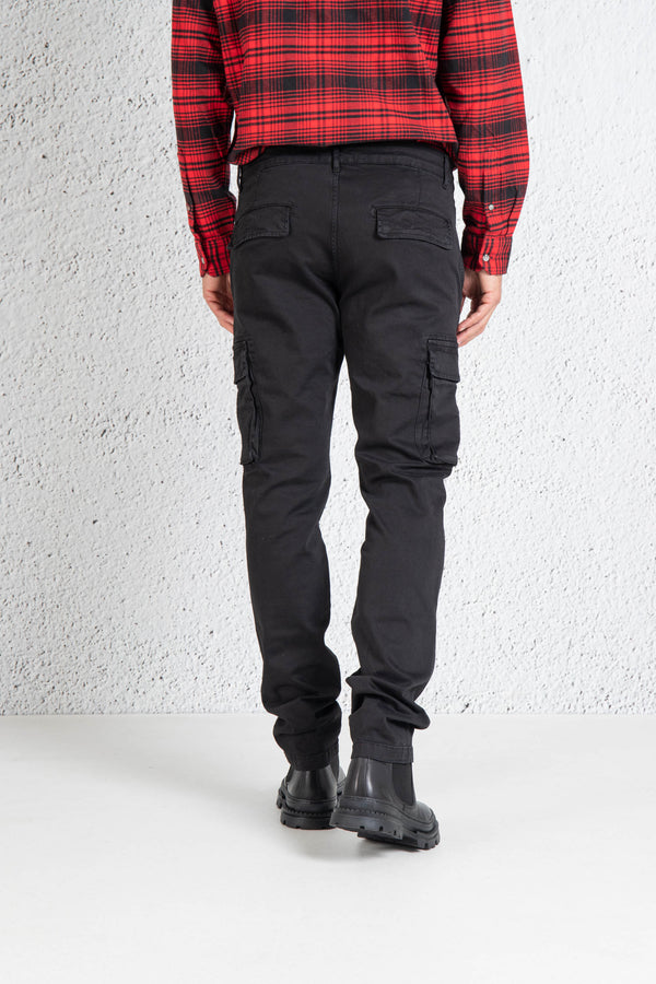 Lyle & Scott Pantalone Cargo Nero Uomo - 5