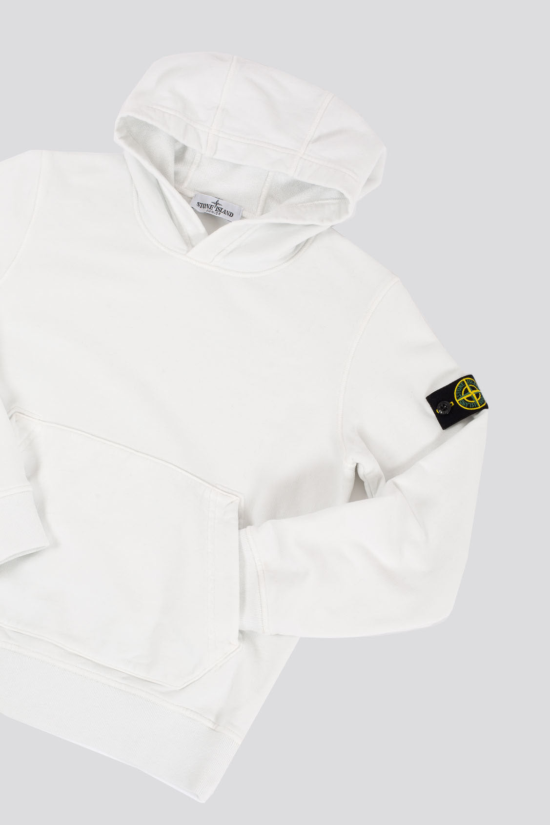 Stone Island Child's Crewneck Sweatshirt with Hood - 1