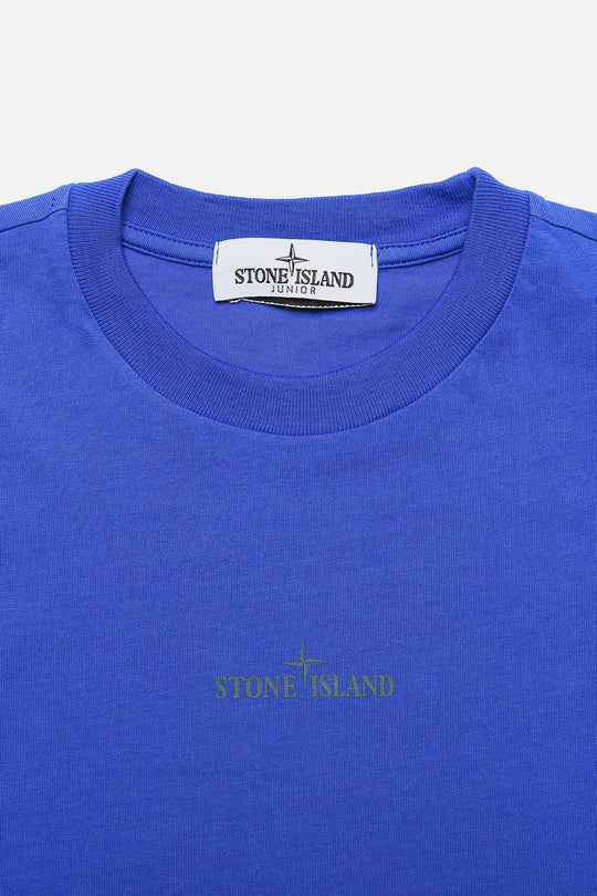 Stone Island T-shirt S/m Compass Rose Blue Child
