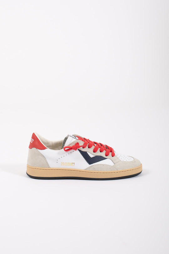 2b12 Sneakers Laccio /retro Rosso Bianco Bambino