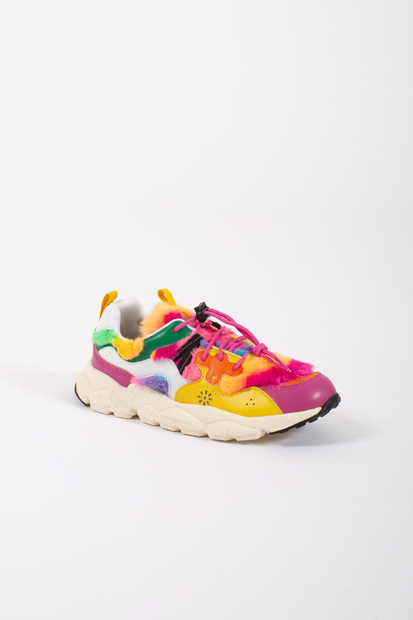 Flower Mountain Sneakers Eco Calf/teddy Multicolore Bambina - 2