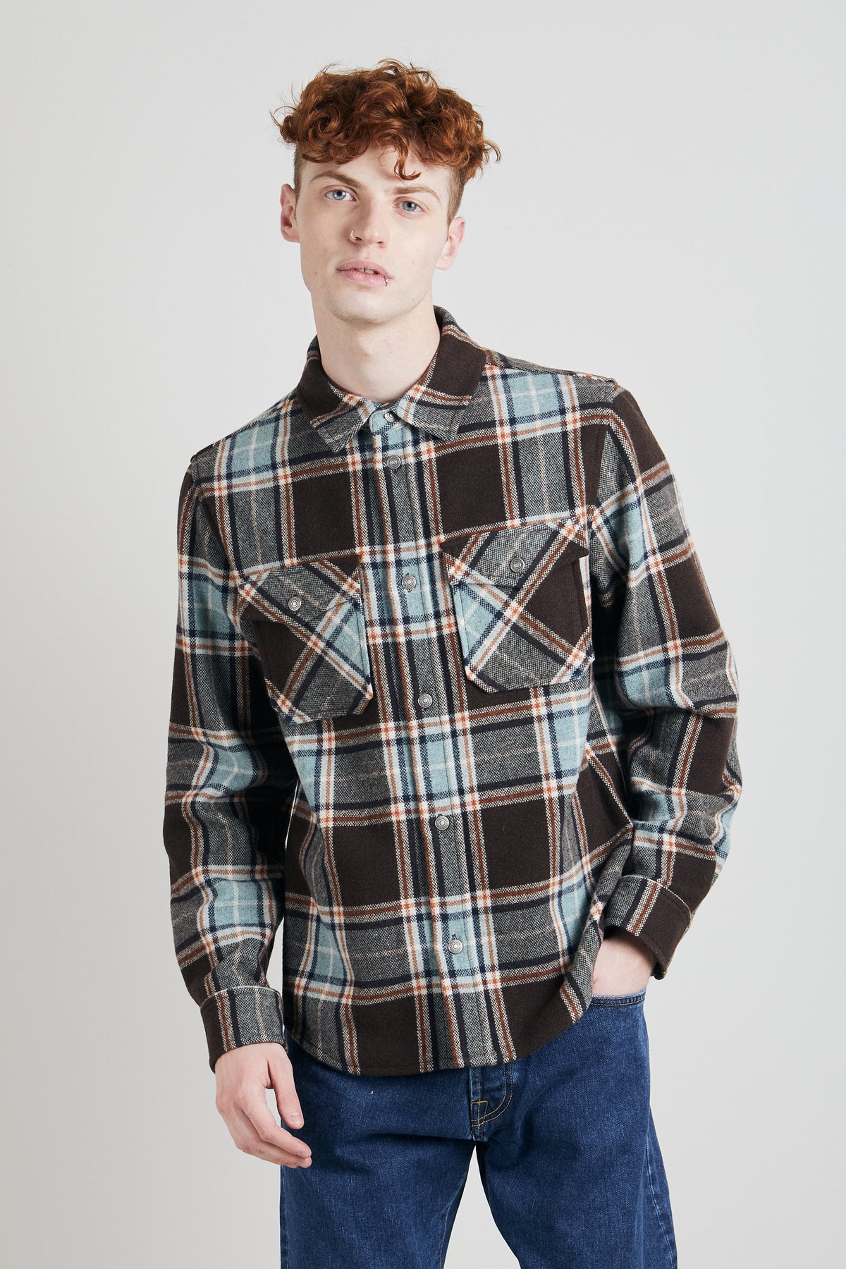 Woolrich Camicia Over Alaskan Melton Uomo - 3