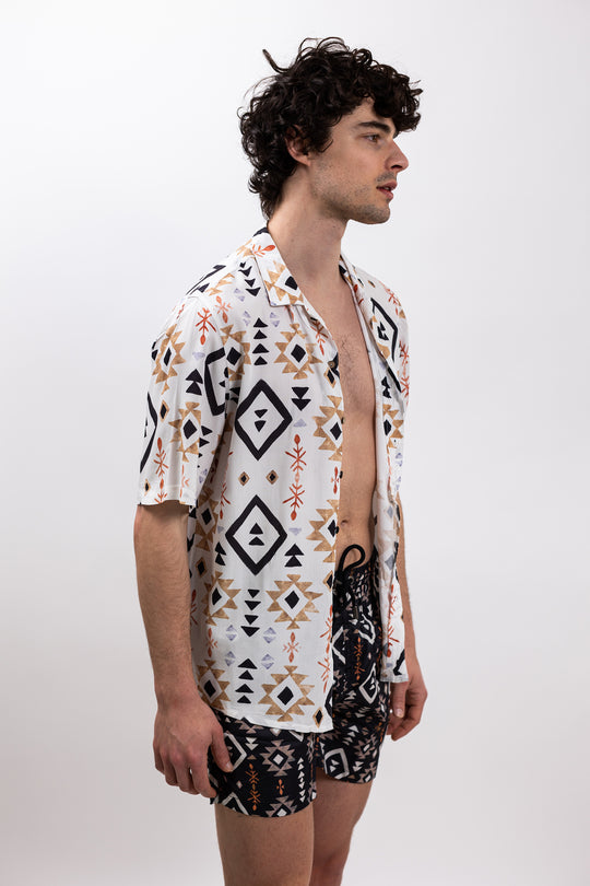 Tooco Men Bowling Shirt Uxmal Uomo