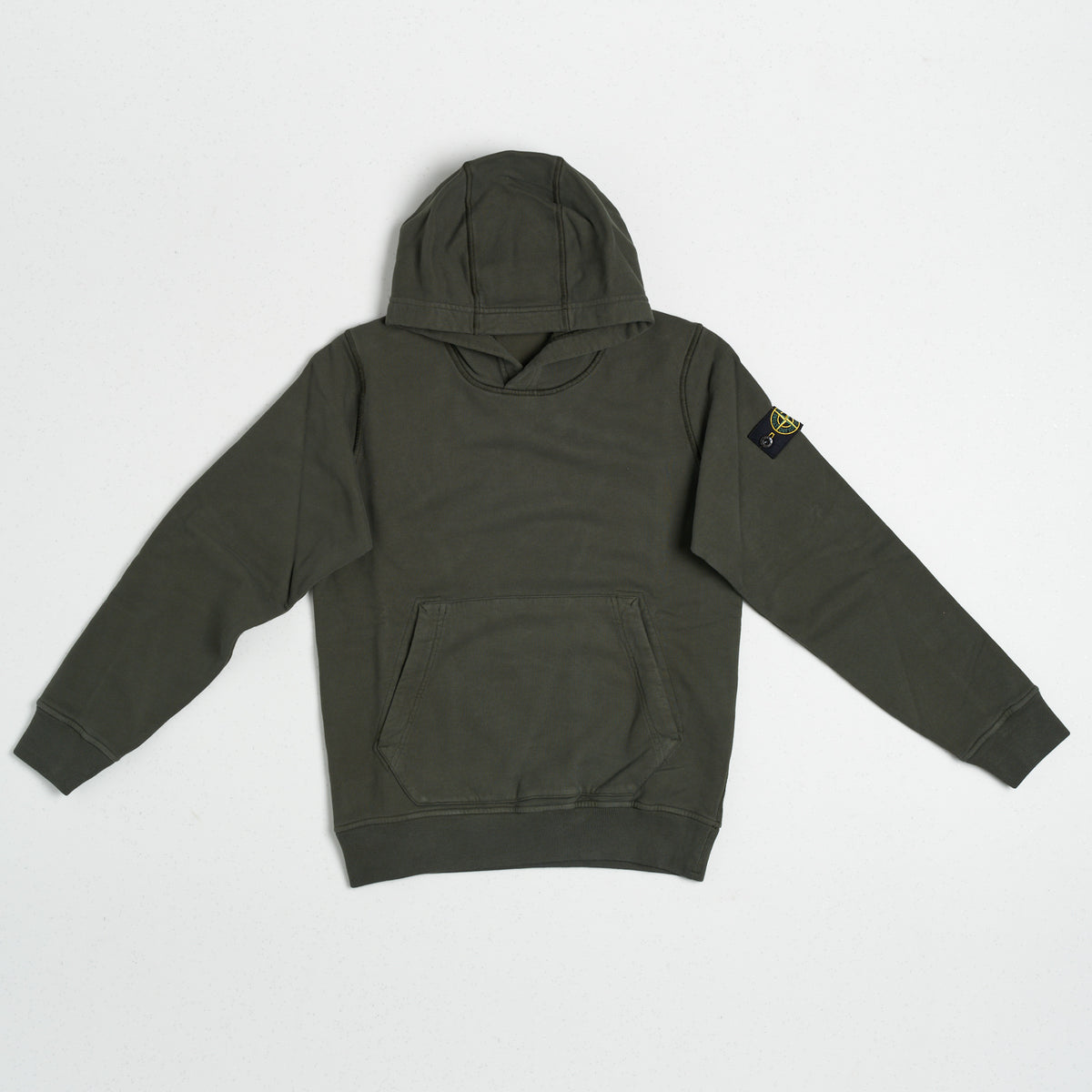 Stone Island Hooded Sweatshirt Verde Bambino - 2