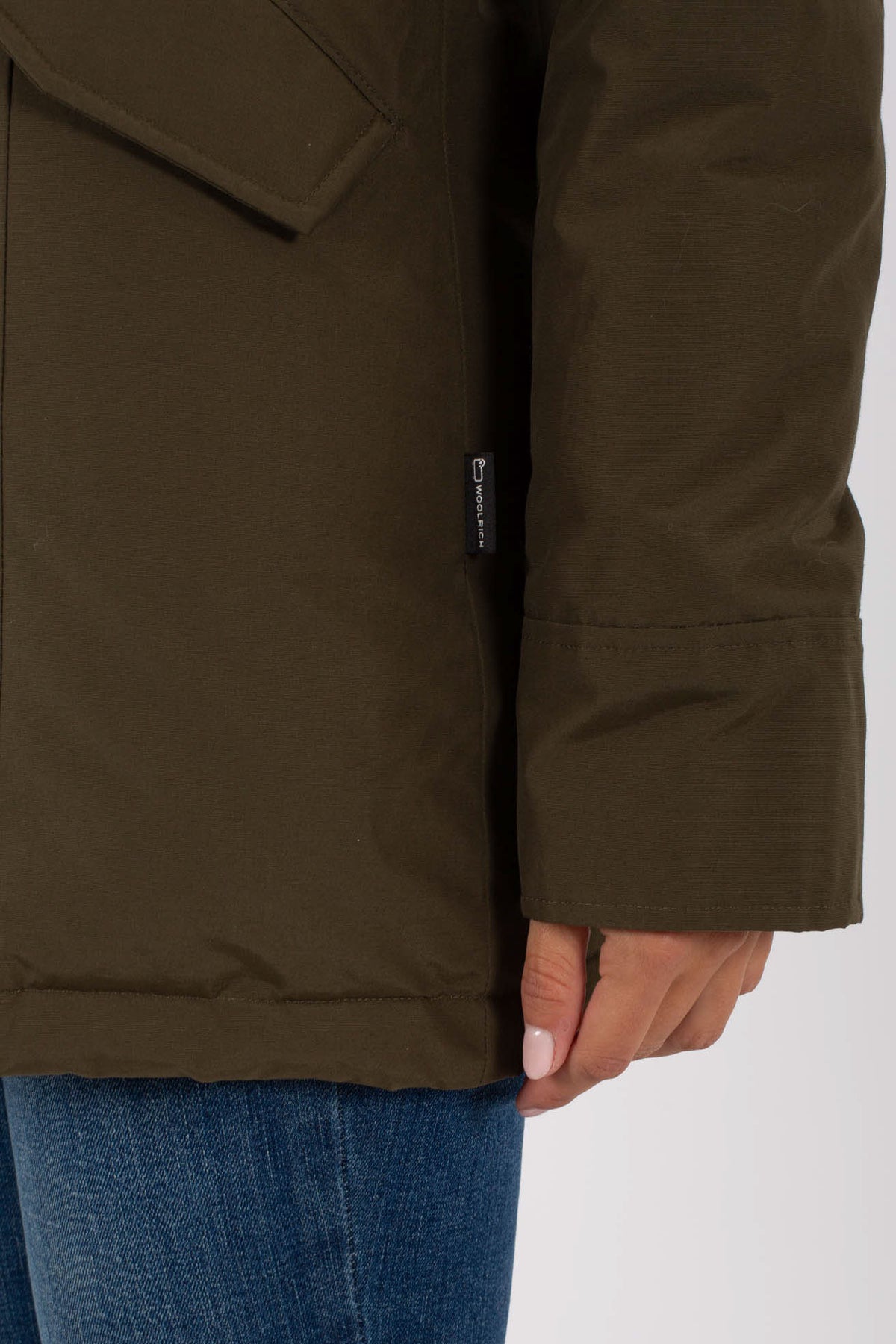 Woolrich Arctic Parka 2 Tasche Verde Donna - 4