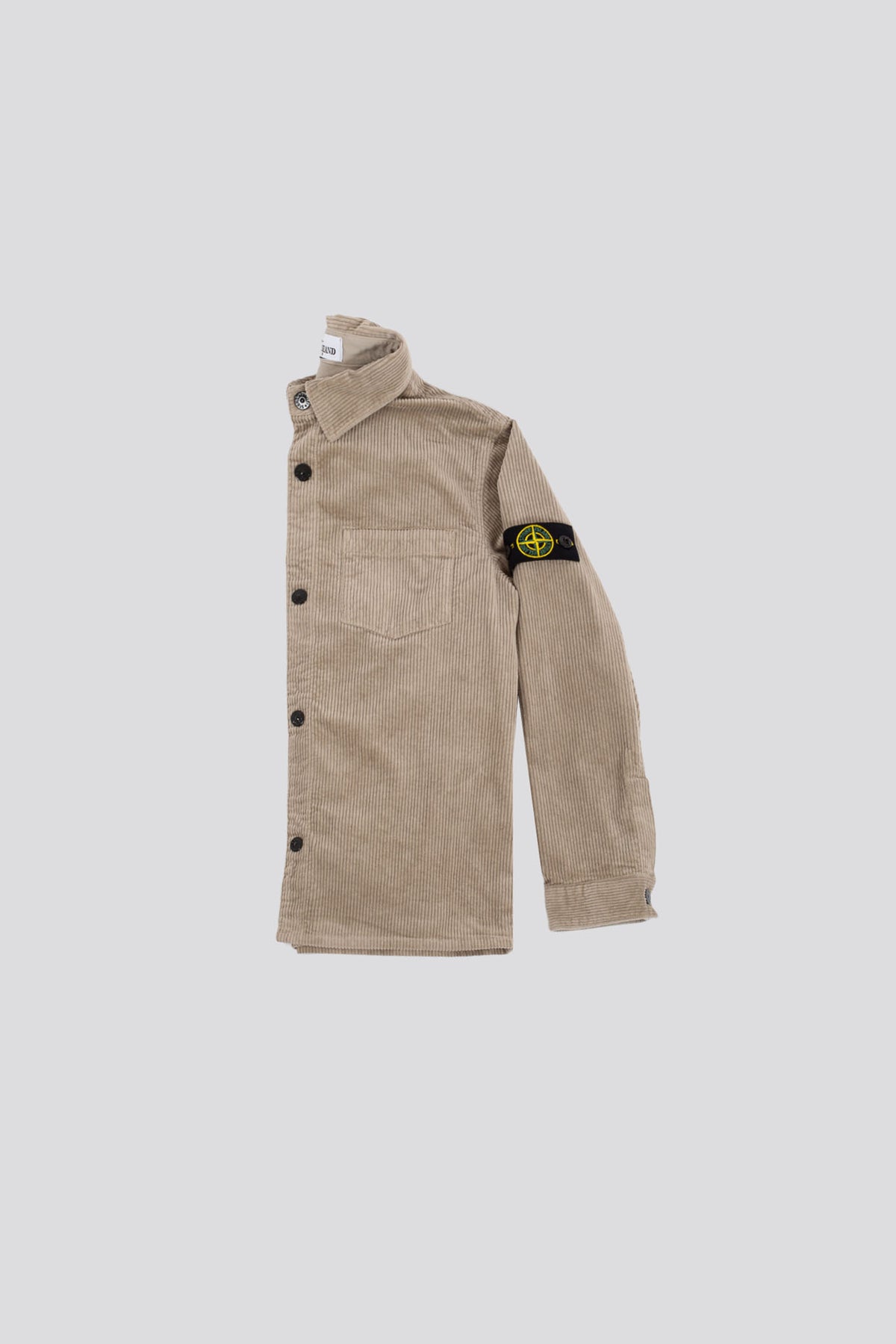 Stone Island Overshirt Snap Hooks Gray Child - 2