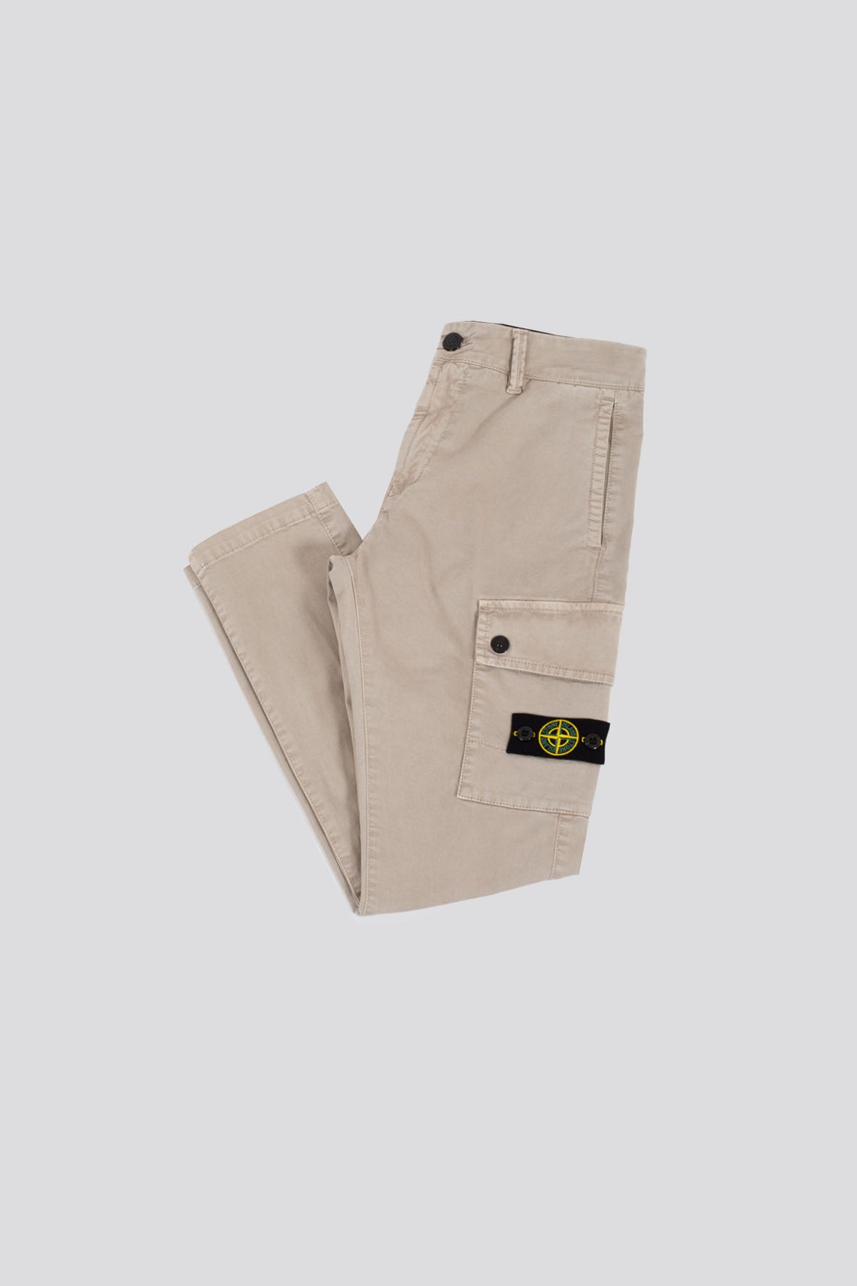 Stone Island Cargo Cotone Stone Stretch Grigio Bambino - 2