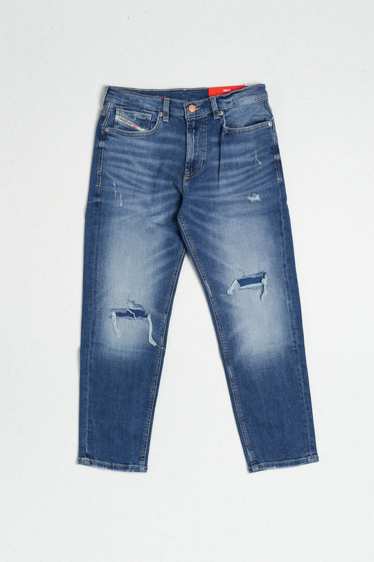 Diesel Kid Denim Con Rotture Blu Bambino
