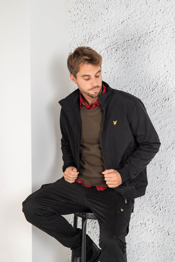 Lyle & Scott Soft Shell Jacket Nero Uomo - 2