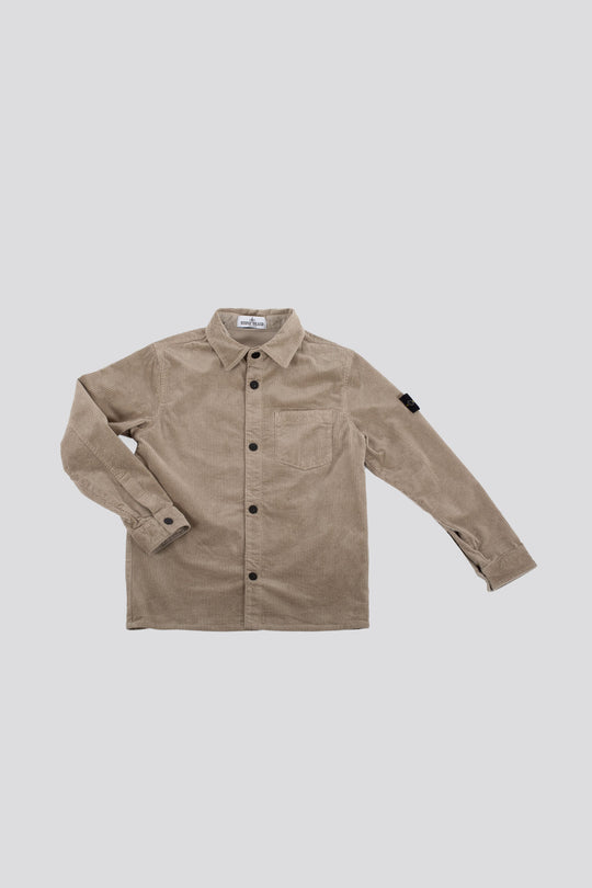 Stone Island Overshirt Snap Hooks Gray Child