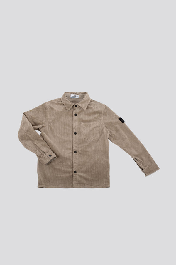 Stone Island Overshirt Snap Hooks Gray Child - 1