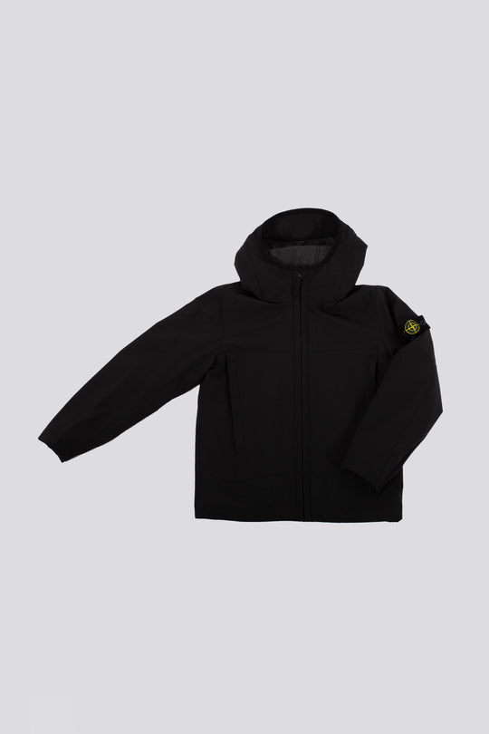 Stone Island Softshell Jacket W/Hood Black Child
