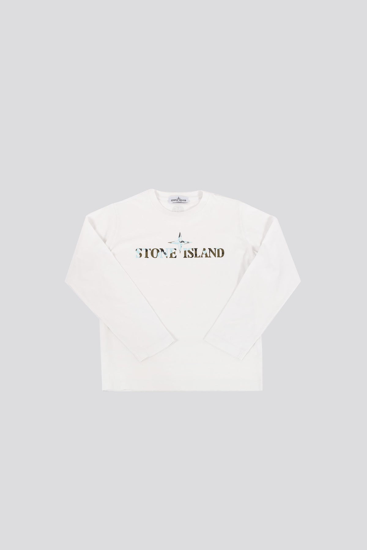 Stone Island T-shirt M/l Logo Scritto Bambino - 1