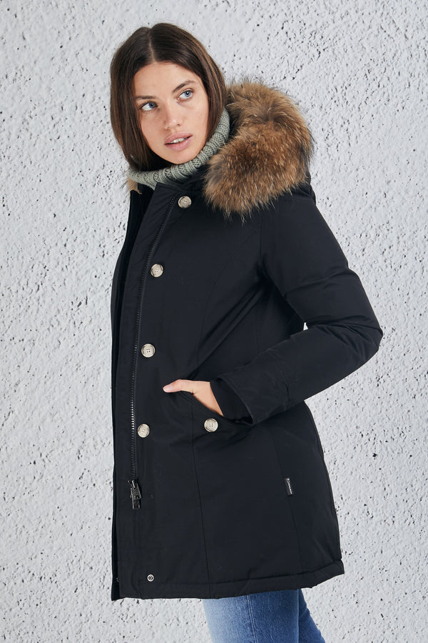 Woolrich Arctic Parka 2 Pockets Black Women - 1