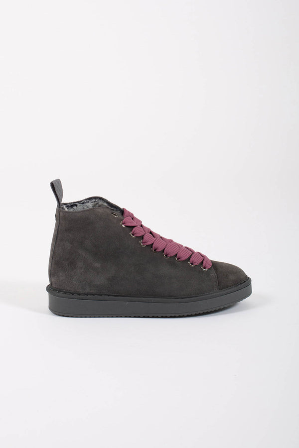 Panchic Ankle Boot Suede Faux Fur Marrone Donna - 1