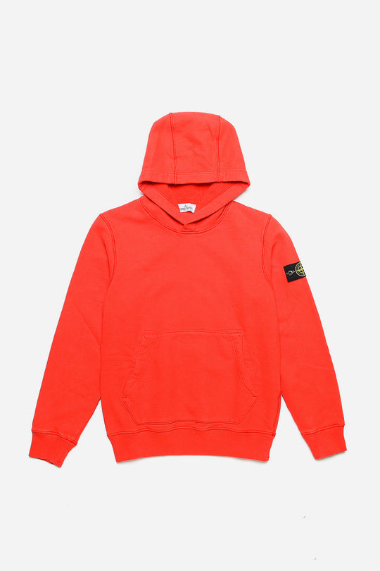Stone Island Basic Red Hooded Sweatshirt