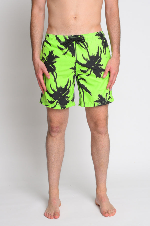 Sundek Green Printed Swim Boxer for Men - 1