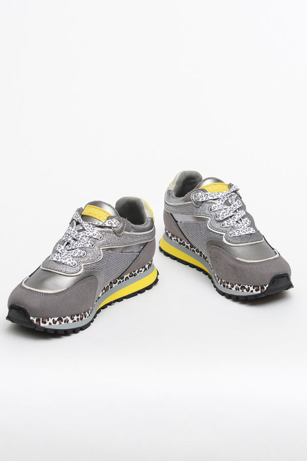 Liu Jo Shoes Sneakers Lacci Grigio Bambina - 6