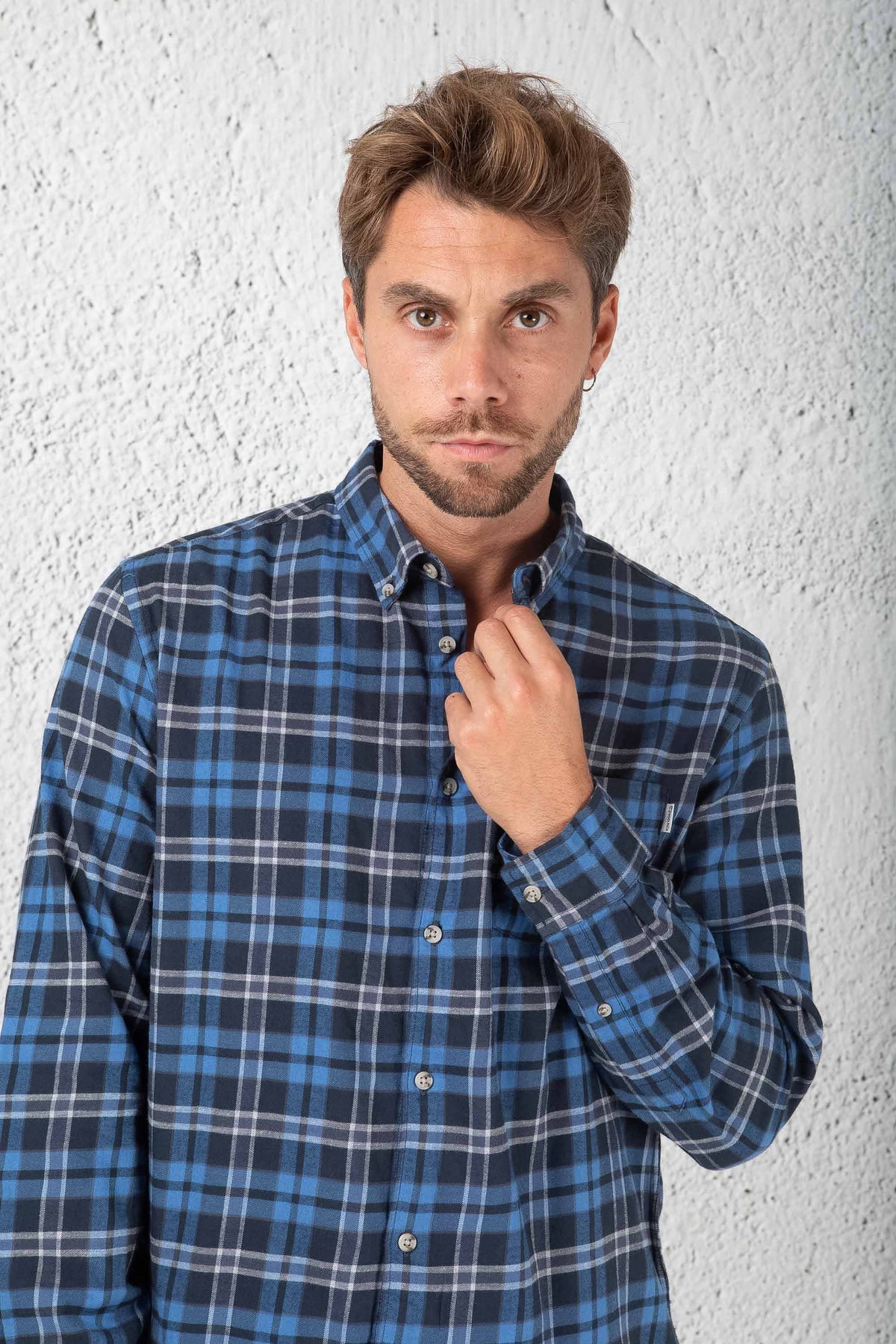 Woolrich Camicia Light Flannel Blu Uomo - 3