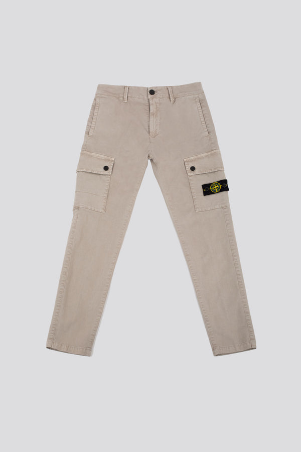 Stone Island Cargo Cotone Stone Stretch Grigio Bambino - 1