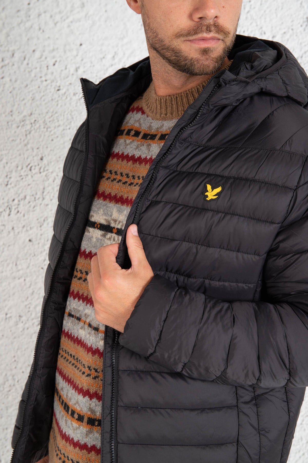 Lyle & Scott 100gr Invernale Impermeabile Nero Uomo - 5