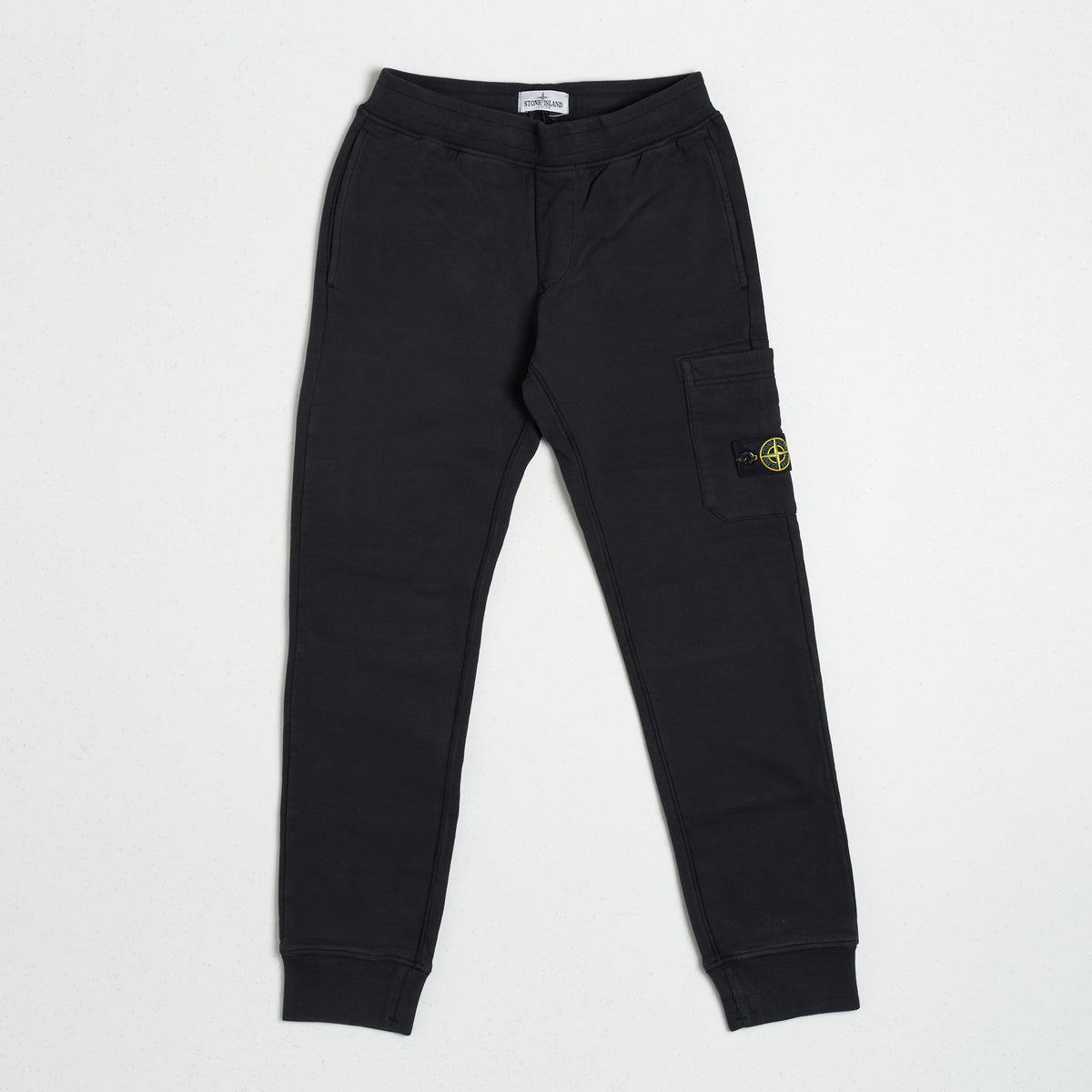 Stone Island Cargo Sweat Pants Nero Bambino - 2