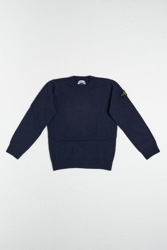 Stone Island Crewneck Knit Blue Child