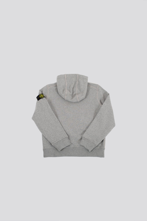 Stone Island Gray Crewneck Sweatshirt with Hood for Boys - 3