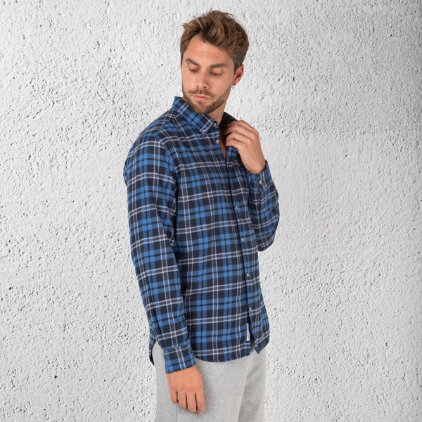 Woolrich Camicia Light Flannel Blu Uomo - 6