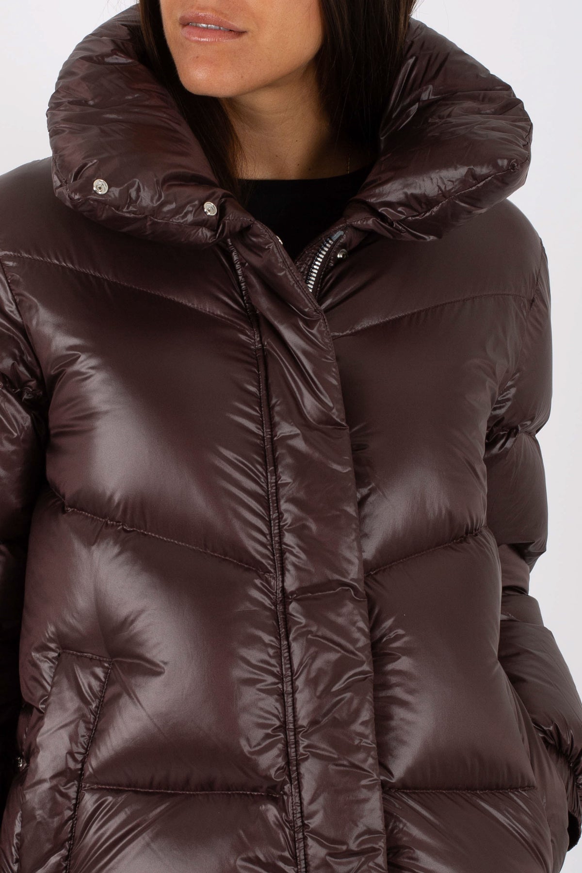 Woolrich Aliquippa Puffer Brown Women - 4