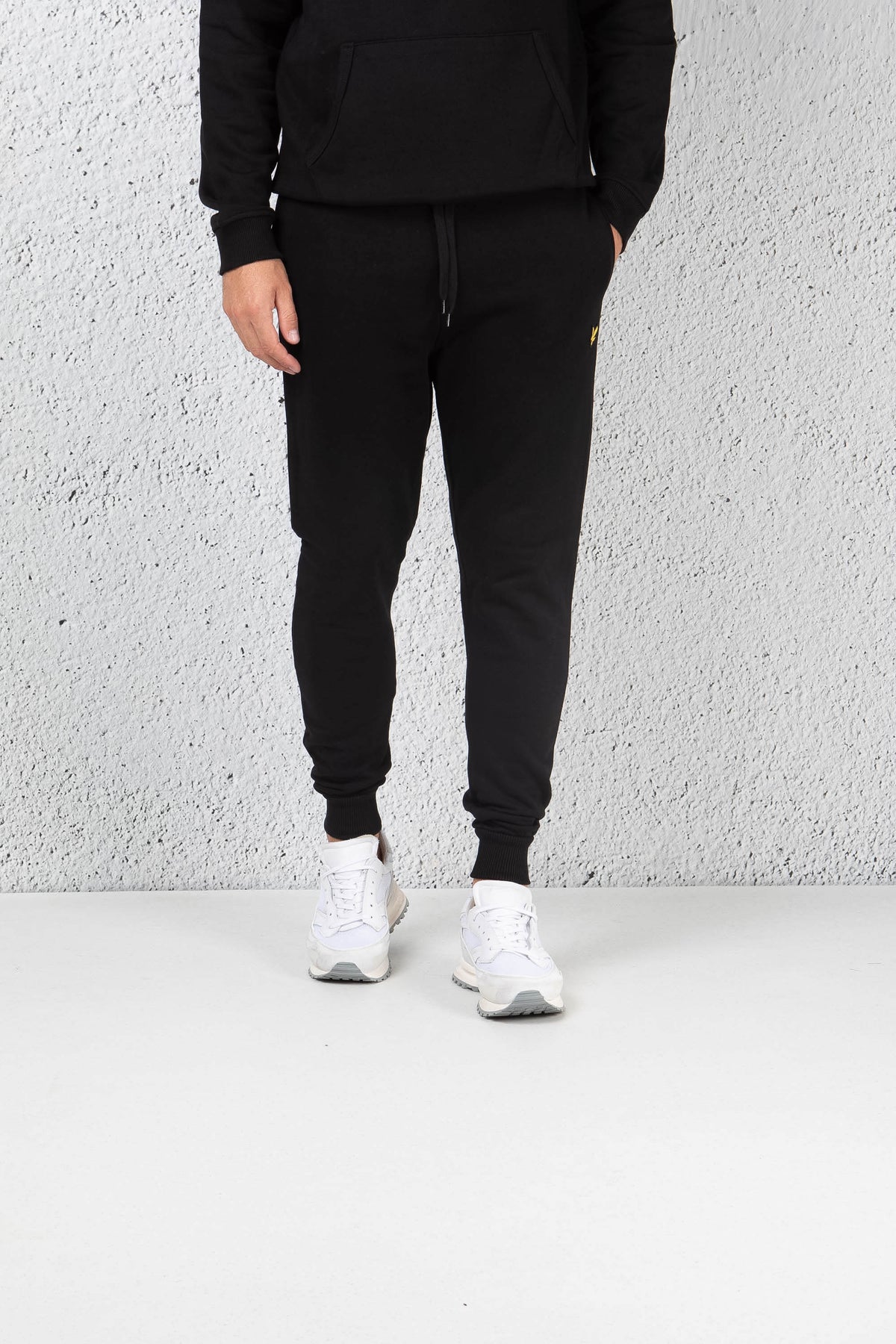 Lyle & Scott Pantalone In Felpa Nero Uomo - 3