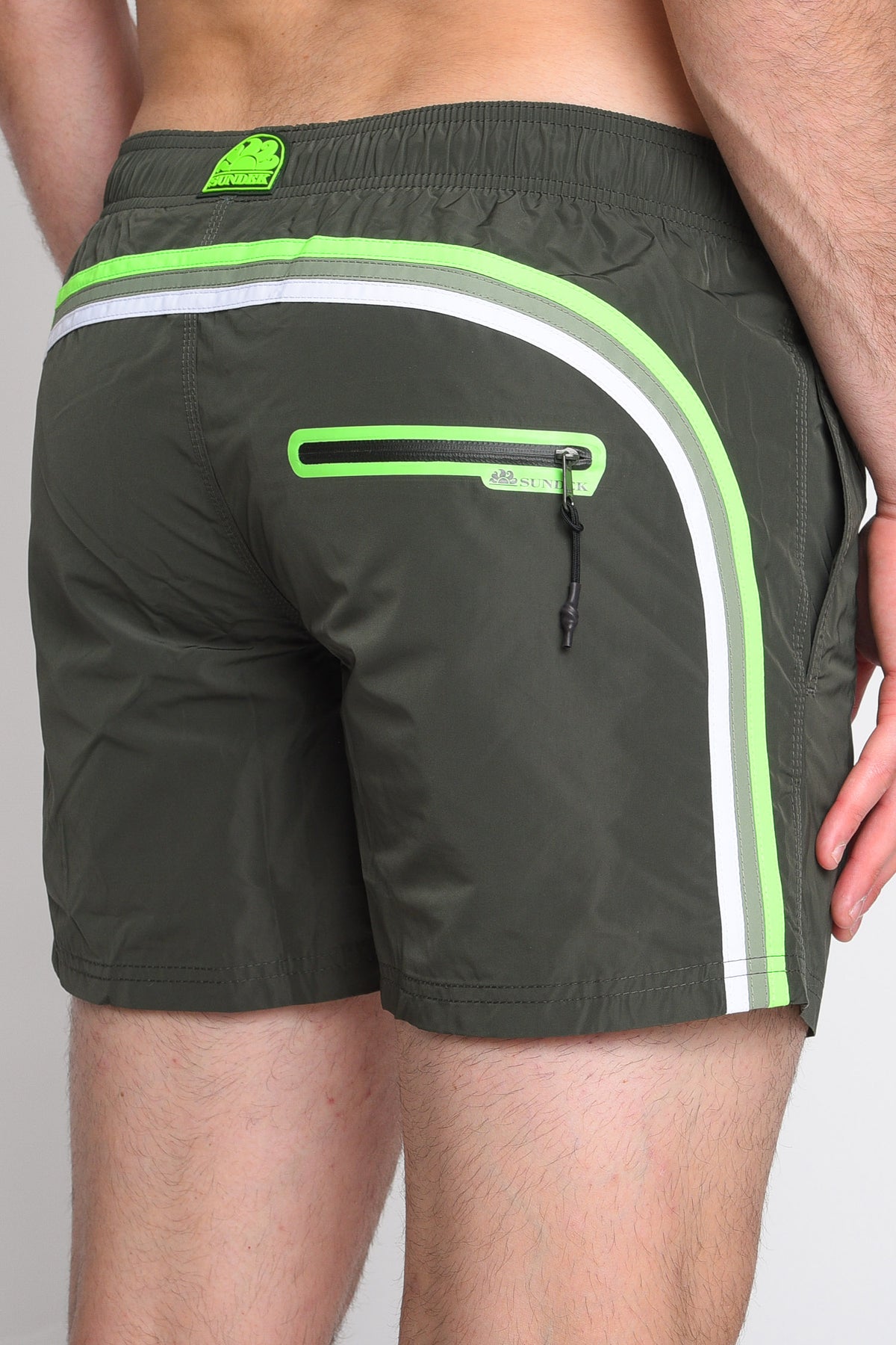 Sundek Boxer Mare Verde Uomo - 4